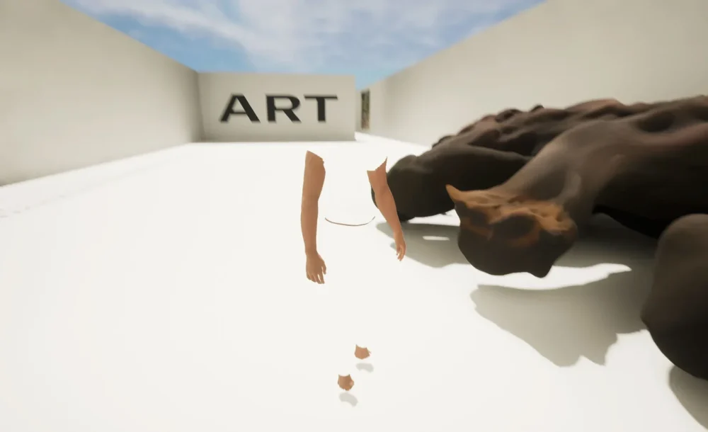 Screenshot from Art and the Mammoth in the Room, 2023