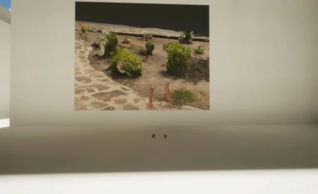 Timothy Simmons, virtual exhibition 2023 - space 5.09 - The old course landscaping